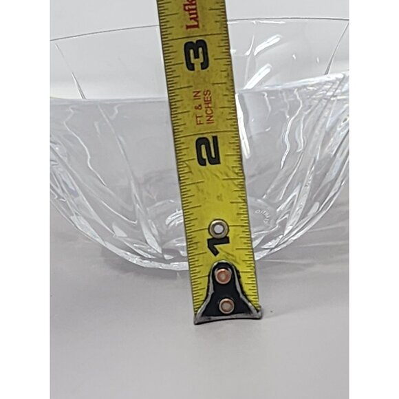 Atlantis Full Lead Crystal Hand-Blown & Cut Round Bowl Made In Portugal - Picture 8 of 10